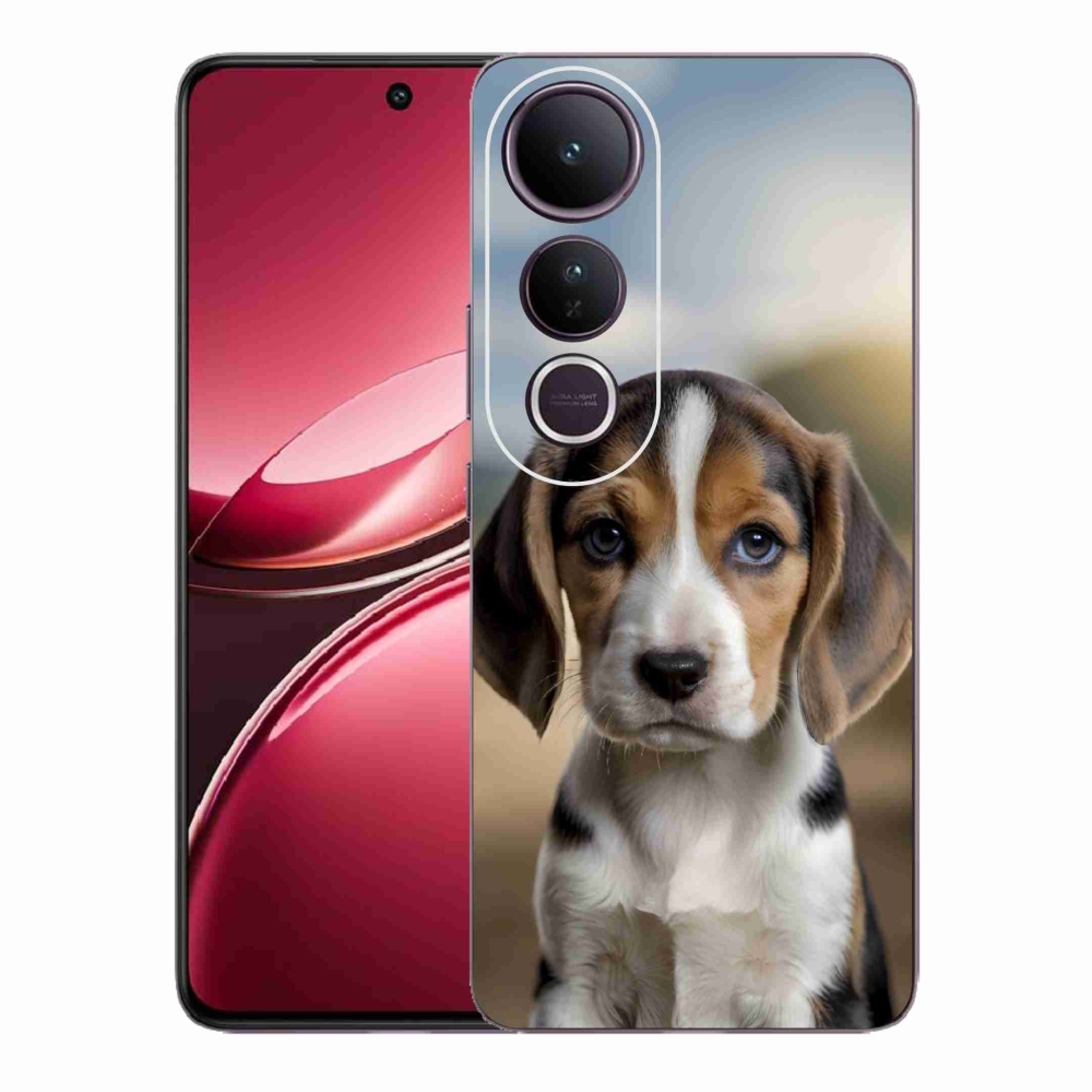 Gelový kryt mmCase na Vivo V50 Lite 4G/5G - roztomilý bígl
