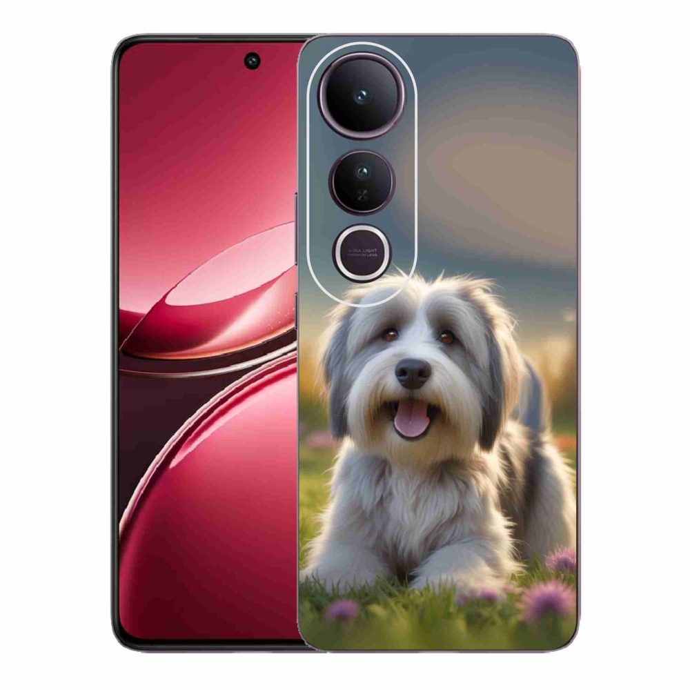 Gelový kryt mmCase na Vivo V50 Lite 4G/5G - roztomilý havanský psík
