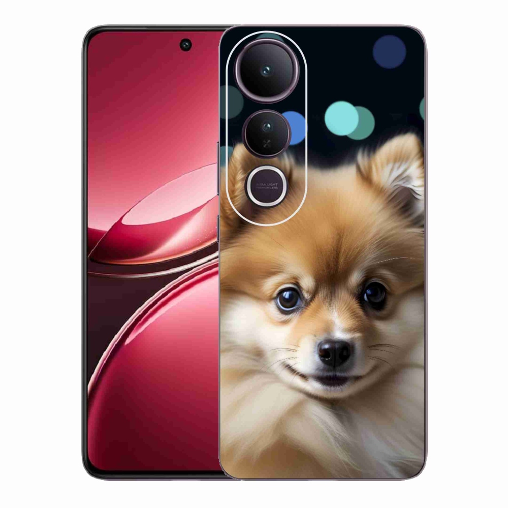 Gelový kryt mmCase na Vivo V50 Lite 4G/5G - roztomilý pomeranian