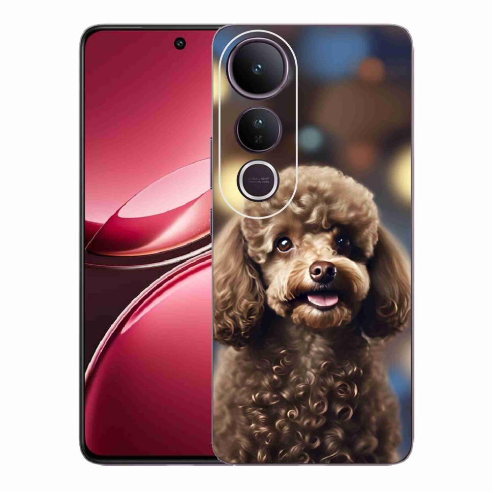 Gelový kryt mmCase na Vivo V50 Lite 4G/5G - roztomilý pudl