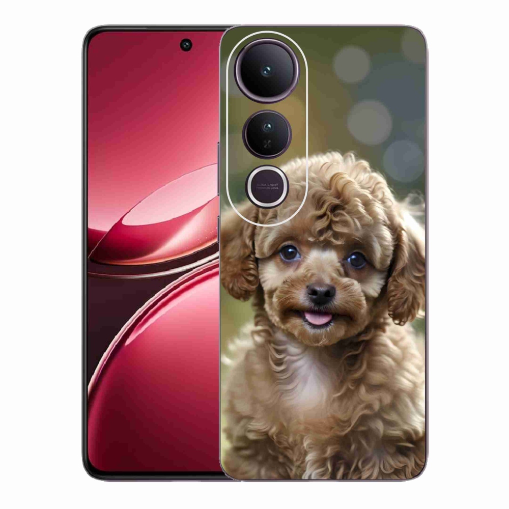 Gelový kryt mmCase na Vivo V50 Lite 4G/5G - roztomilý pudl