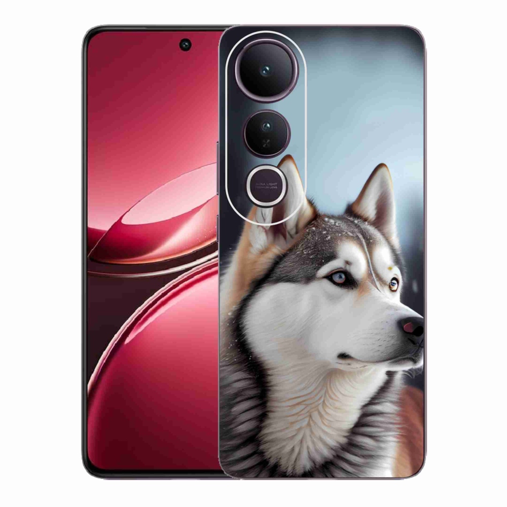 Gelový kryt mmCase na Vivo V50 Lite 4G/5G - sibiřský husky