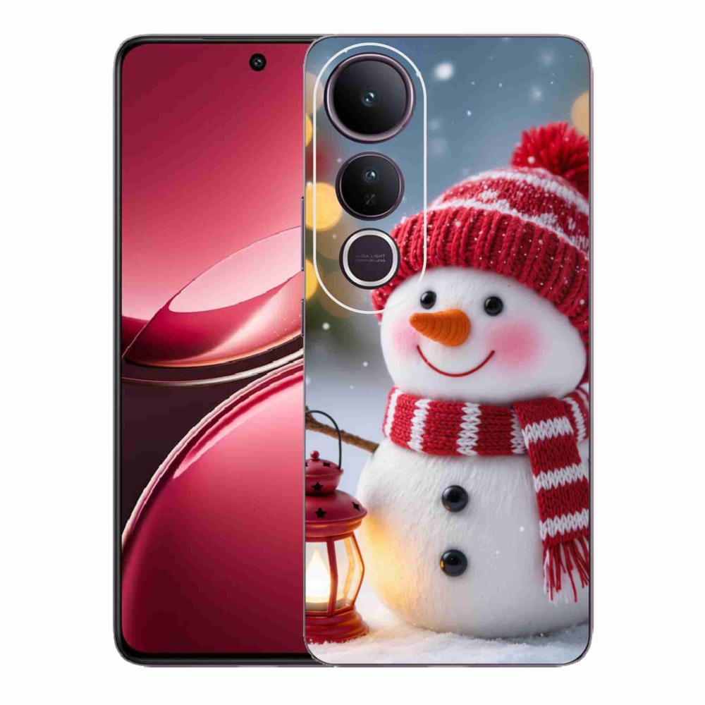 Gelový kryt mmCase na Vivo V50 Lite 4G/5G - sněhulák 2