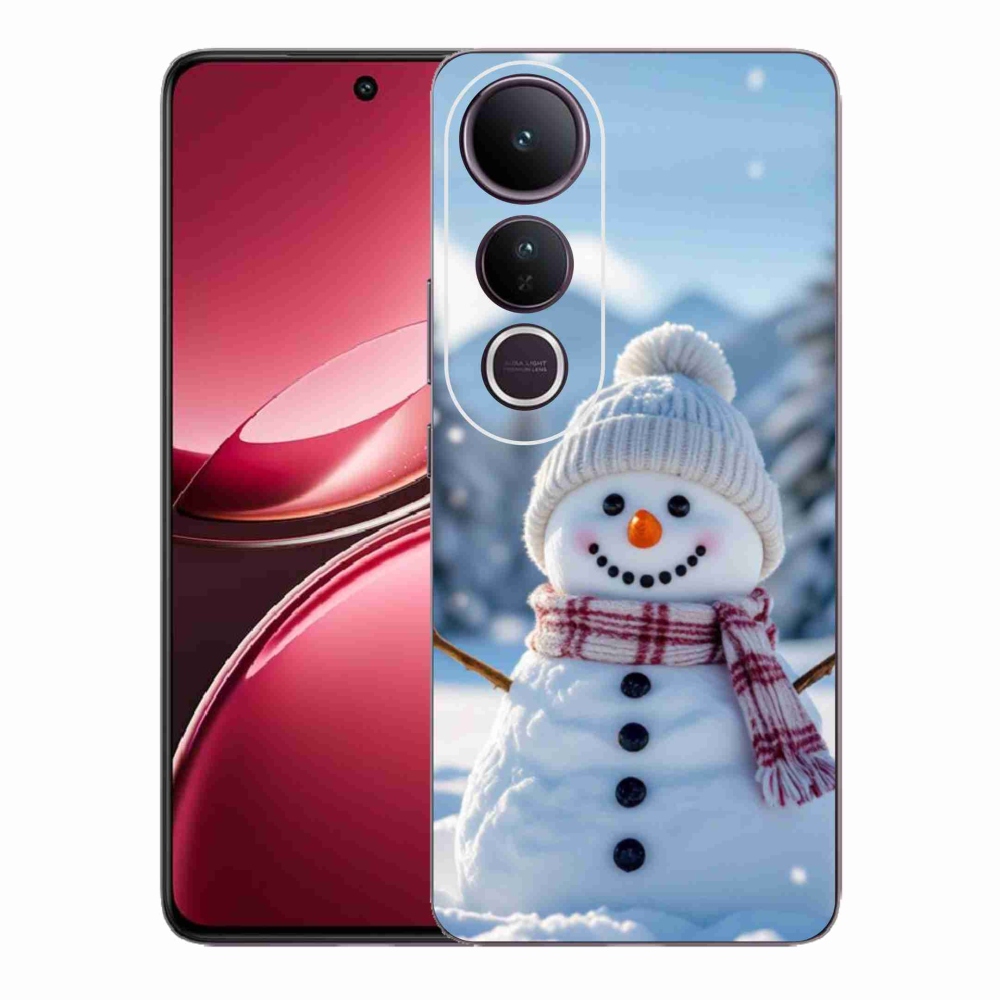 Gelový kryt mmCase na Vivo V50 Lite 4G/5G - sněhulák 3