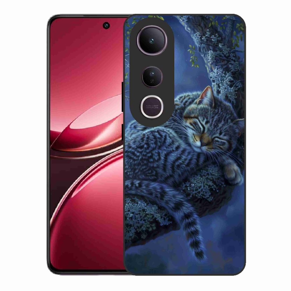 Gelový kryt mmCase na Vivo V50 Lite 4G/5G - spící kočka