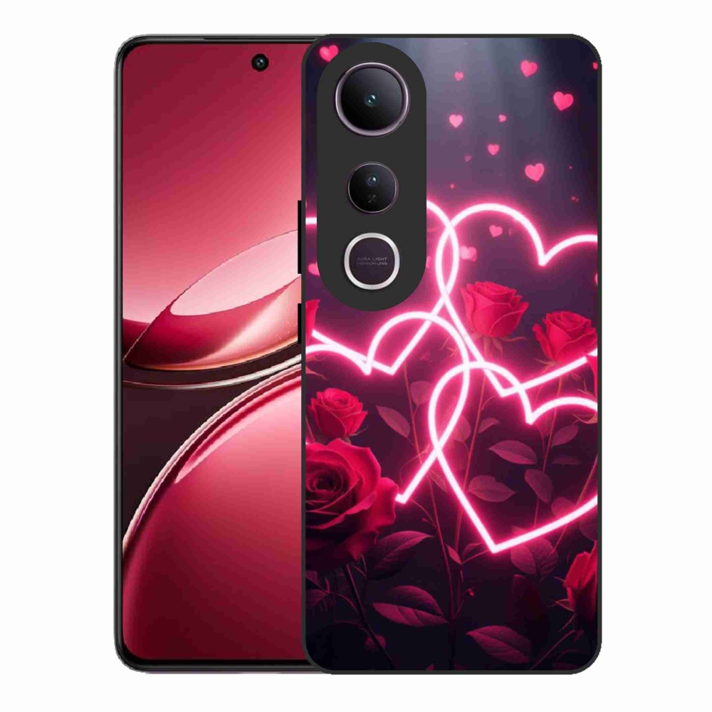 Gelový kryt mmCase na Vivo V50 Lite 4G/5G - srdce lásky