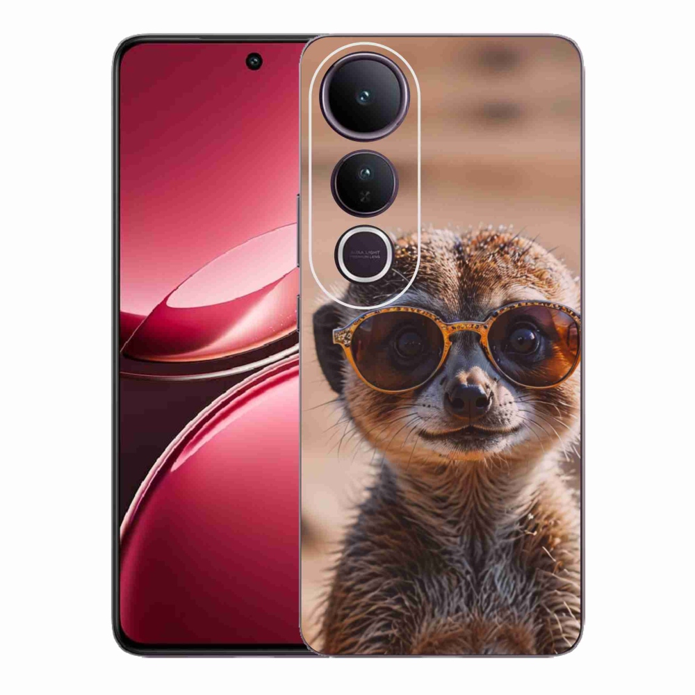 Gelový kryt mmCase na Vivo V50 Lite 4G/5G - stylová surikata