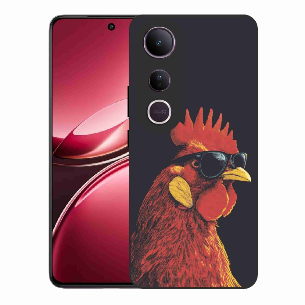 Gelový kryt mmCase na Vivo V50 Lite 4G/5G - stylový kohout