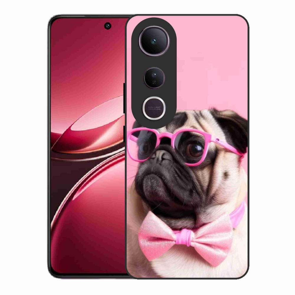 Gelový kryt mmCase na Vivo V50 Lite 4G/5G - stylový mops