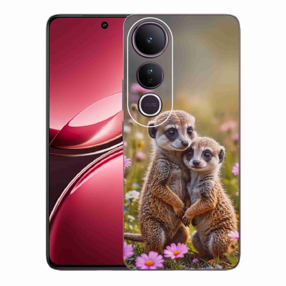 Gelový kryt mmCase na Vivo V50 Lite 4G/5G - surikatí duo