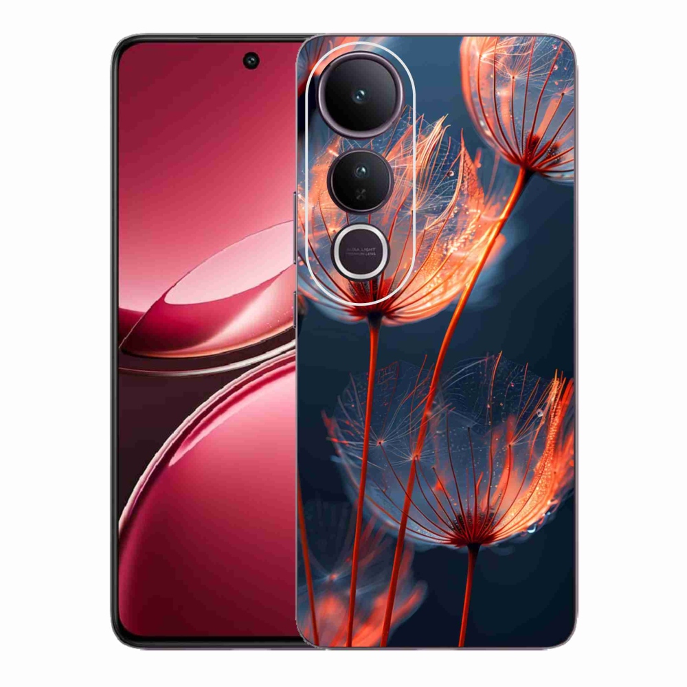 Gelový kryt mmCase na Vivo V50 Lite 4G/5G - světélkující chmýří