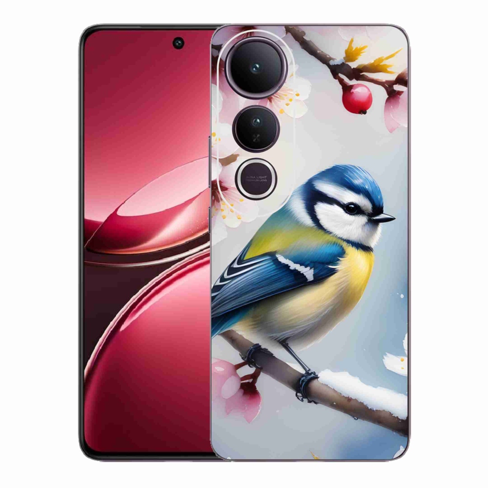 Gelový kryt mmCase na Vivo V50 Lite 4G/5G - sýkorka