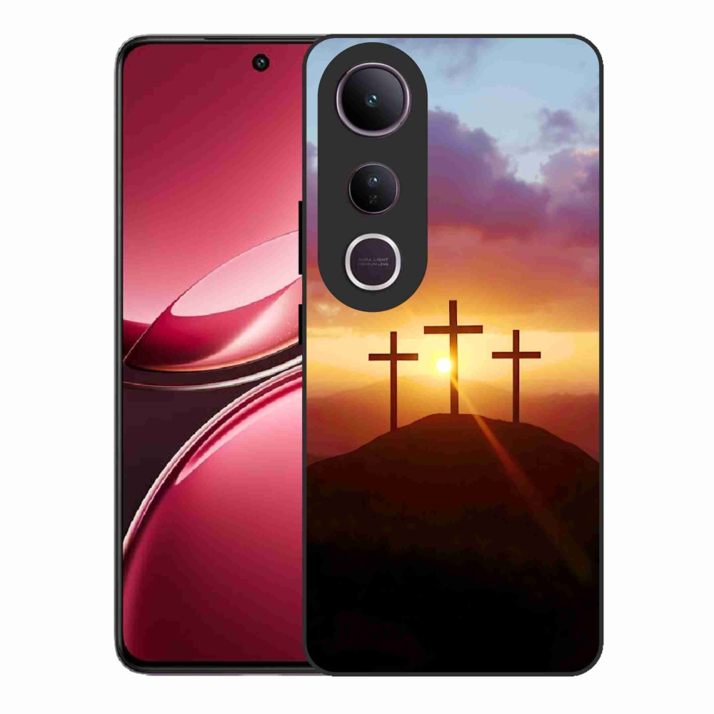 Gelový kryt mmCase na Vivo V50 Lite 4G/5G - tři kříže