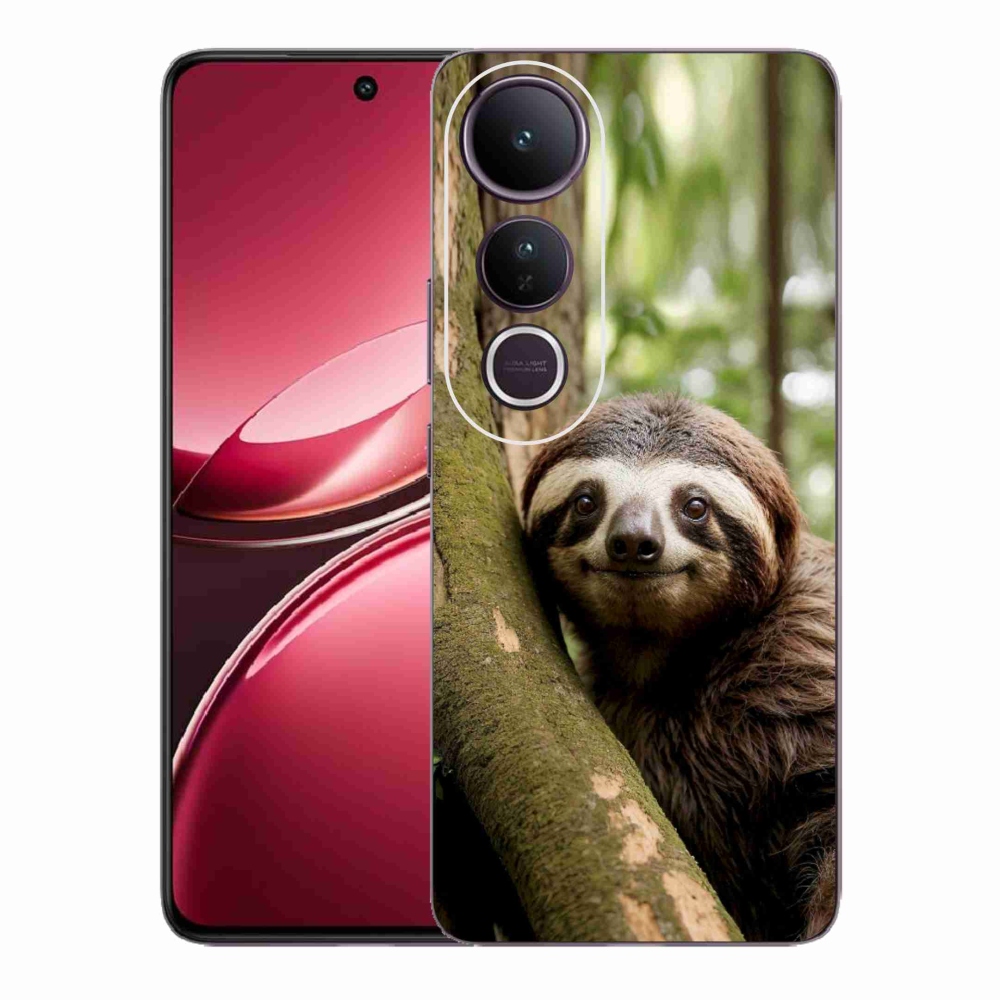 Gelový kryt mmCase na Vivo V50 Lite 4G/5G - usměvavý lenochod