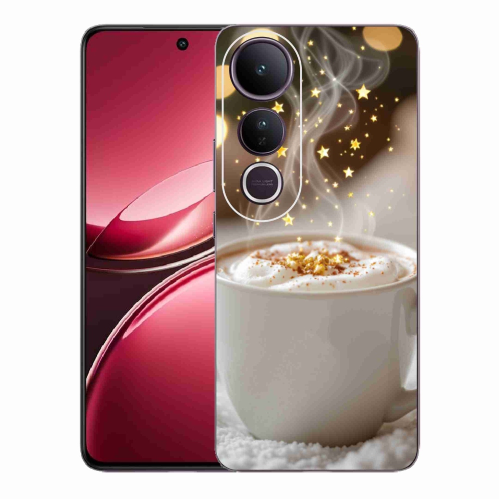 Gelový kryt mmCase na Vivo V50 Lite 4G/5G - vánoční horký nápoj