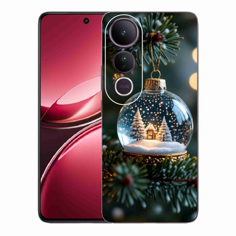 Gelový kryt mmCase na Vivo V50 Lite 4G/5G - vánoční koule 2