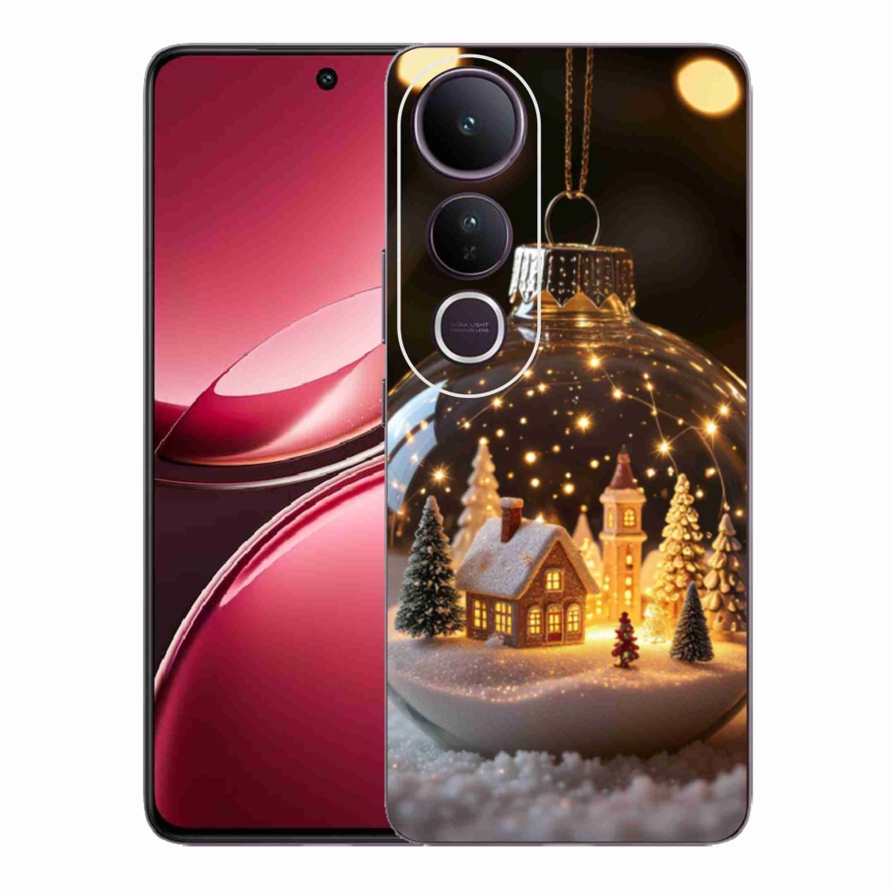 Gelový kryt mmCase na Vivo V50 Lite 4G/5G - vánoční koule 3
