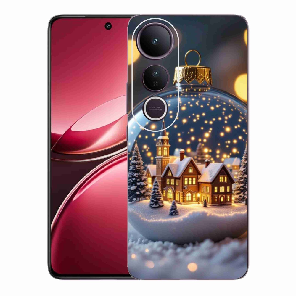 Gelový kryt mmCase na Vivo V50 Lite 4G/5G - vánoční koule 4