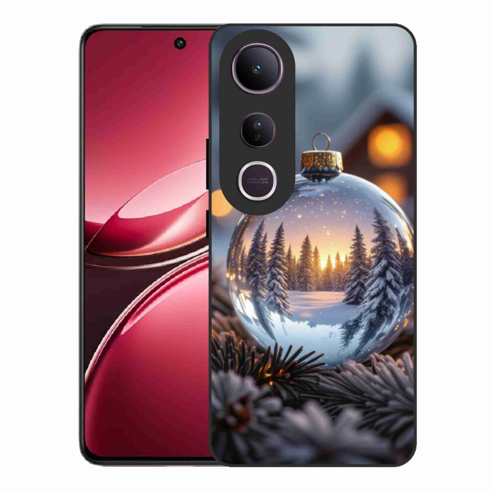 Gelový kryt mmCase na Vivo V50 Lite 4G/5G - vánoční ozdoba