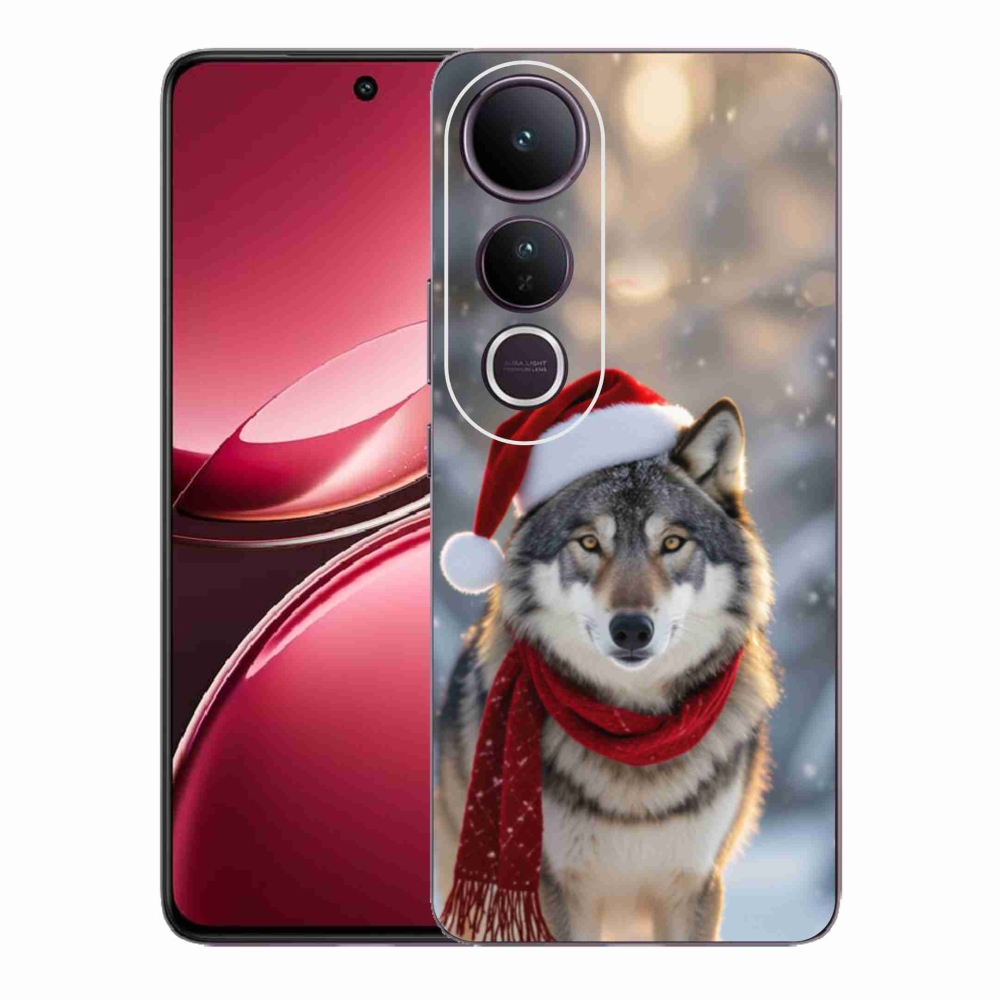 Gelový kryt mmCase na Vivo V50 Lite 4G/5G - vánoční vlk
