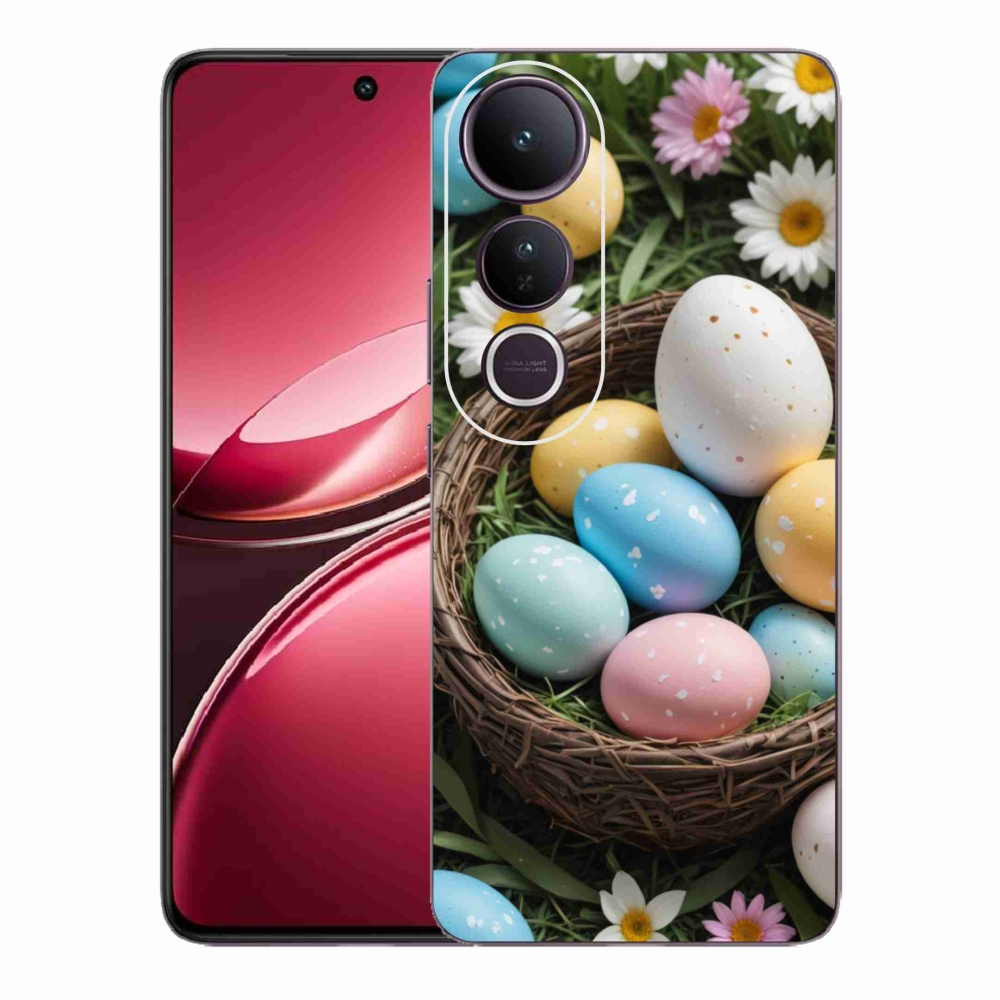 Gelový kryt mmCase na Vivo V50 Lite 4G/5G - velikonoční vajíčka 2