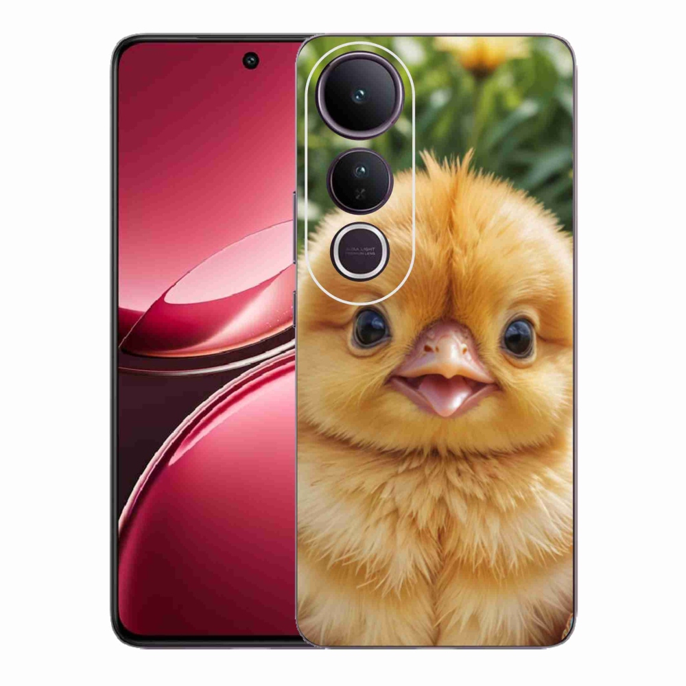 Gelový kryt mmCase na Vivo V50 Lite 4G/5G - veselé kuřátko
