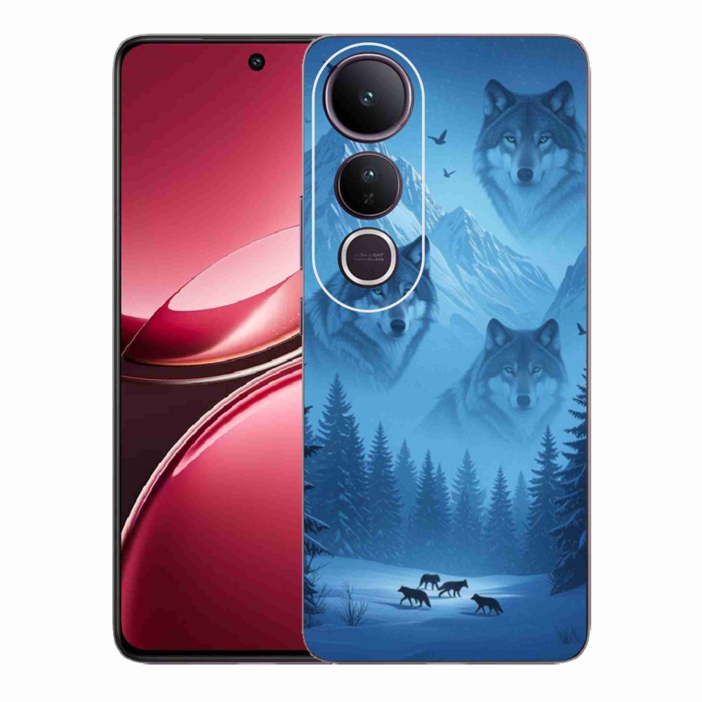 Gelový kryt mmCase na Vivo V50 Lite 4G/5G - vlčí smečka