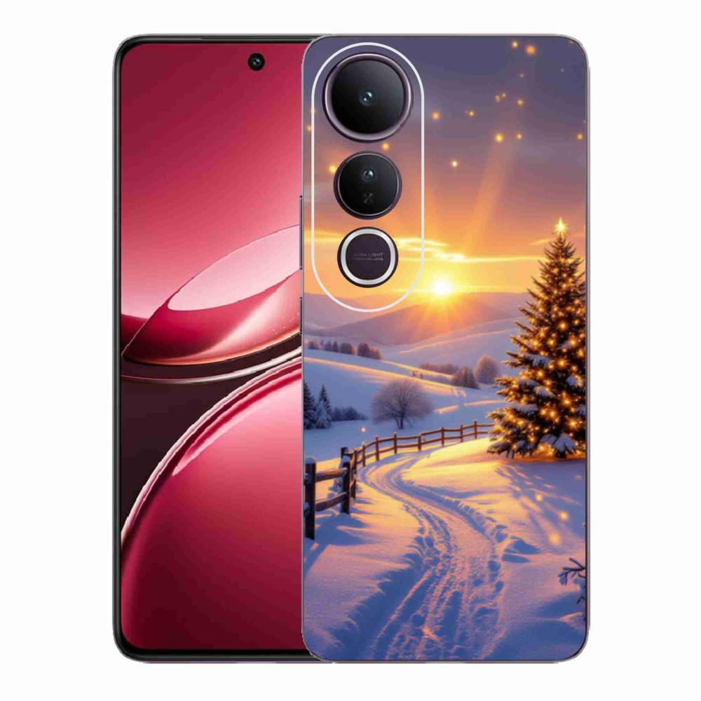 Gelový kryt mmCase na Vivo V50 Lite 4G/5G - zimní krajina
