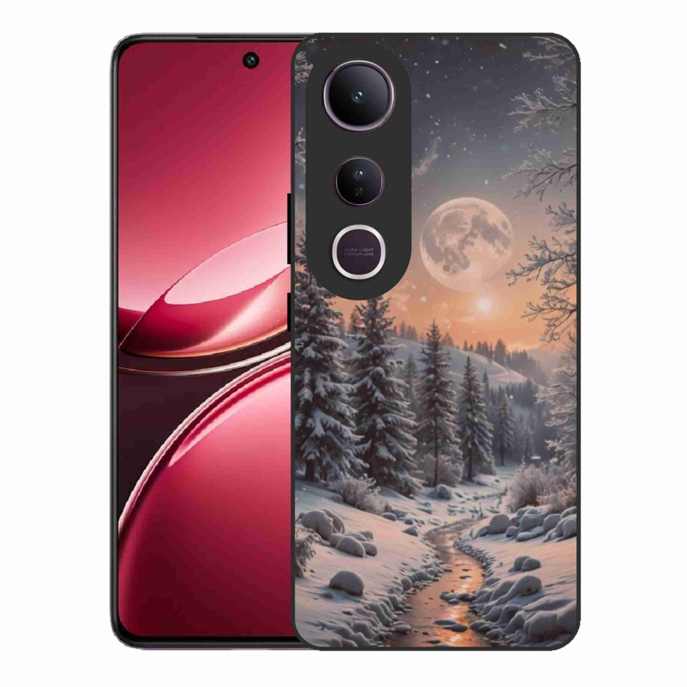 Gelový kryt mmCase na Vivo V50 Lite 4G/5G - zimní krajina 2