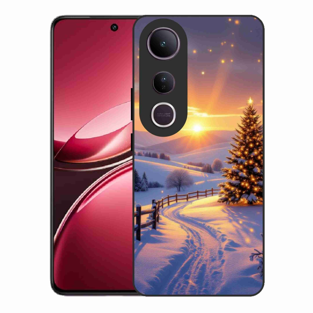 Gelový kryt mmCase na Vivo V50 Lite 4G/5G - zimní krajina