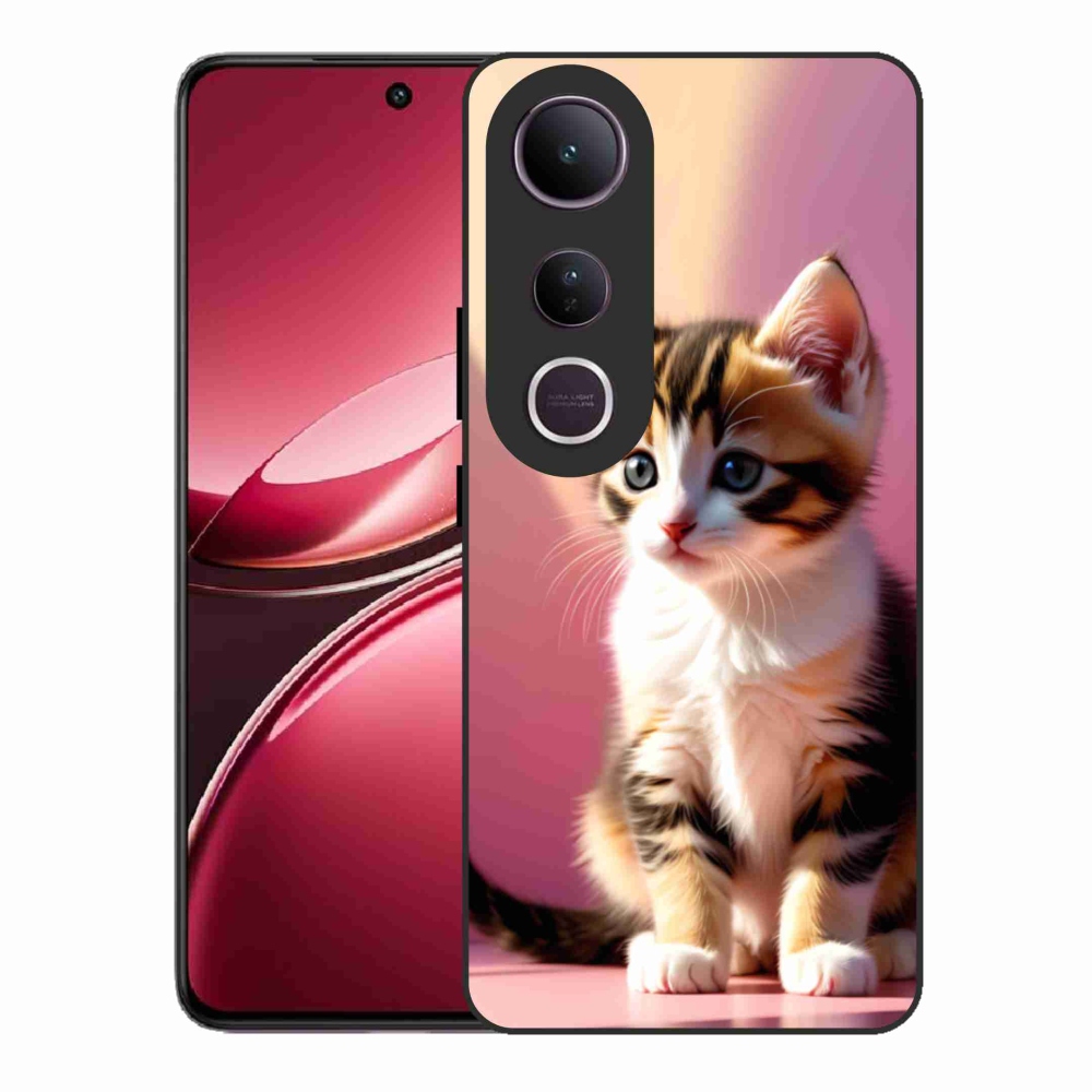Gelový kryt mmCase na Vivo V50 Lite 4G/5G - zvědavé kotě 2