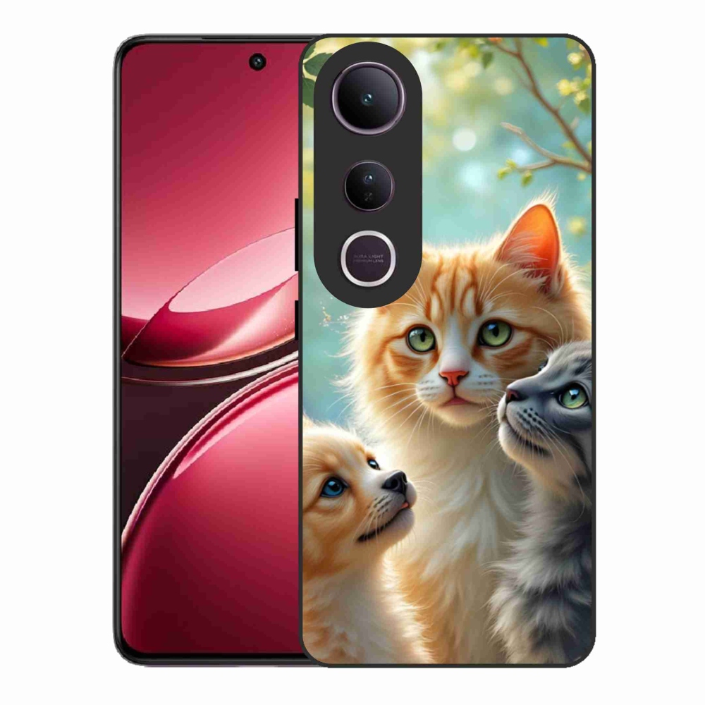 Gelový kryt mmCase na Vivo V50 Lite 4G/5G - zvířecí přátelství 2