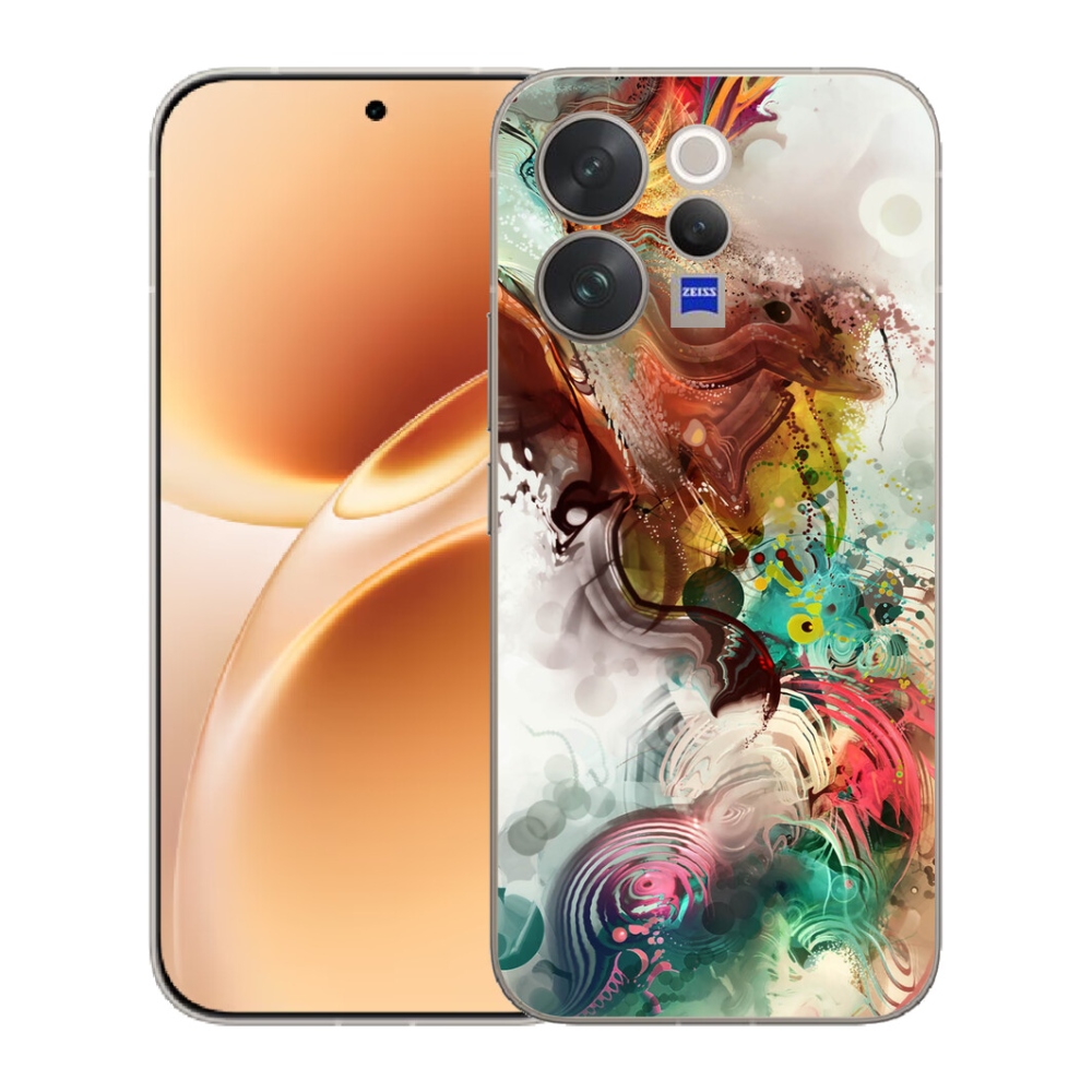 Gelový kryt mmCase na Vivo V70 - abstrakt 1