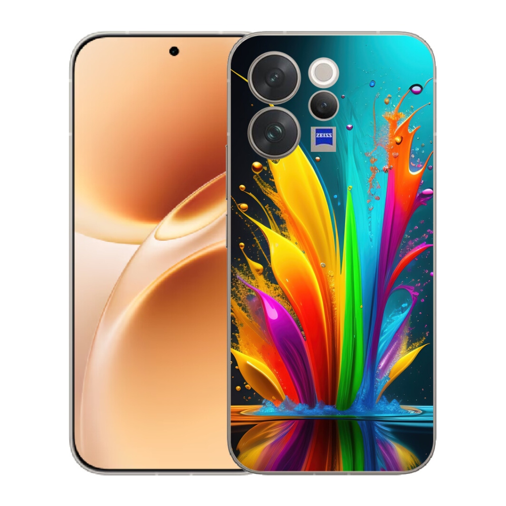 Gelový kryt mmCase na Vivo V70 - abstraktní motiv 1