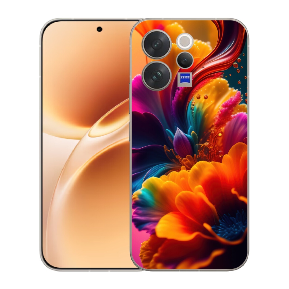 Gelový kryt mmCase na Vivo V70 - abstraktní motiv 2