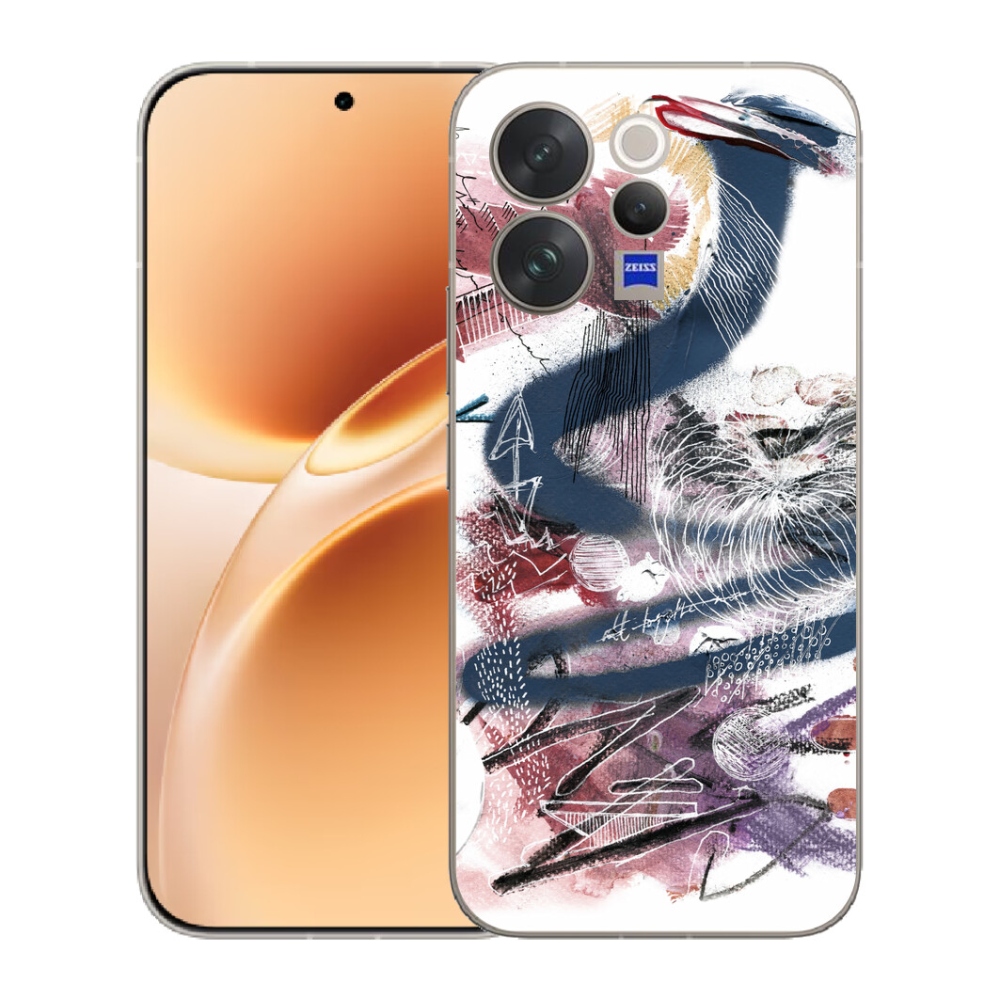 Gelový kryt mmCase na Vivo V70 - abstraktní motiv 28