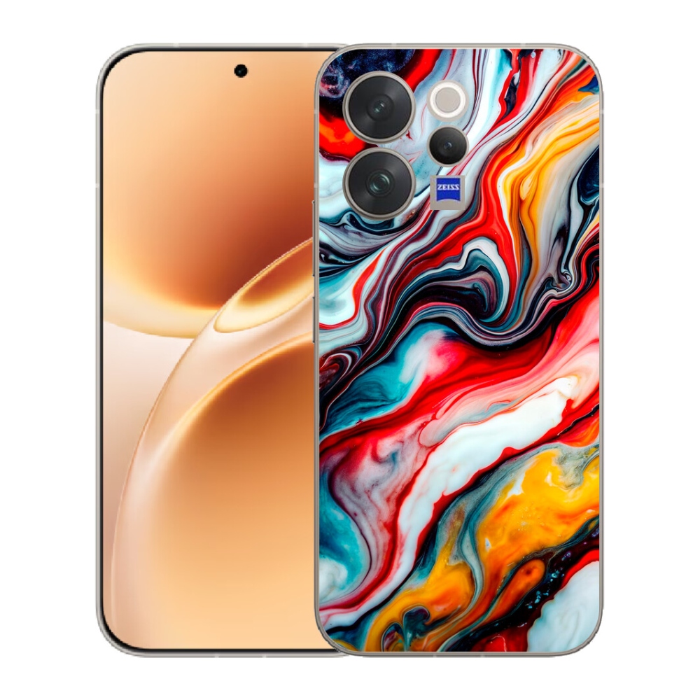 Gelový kryt mmCase na Vivo V70 - abstraktní motiv 35