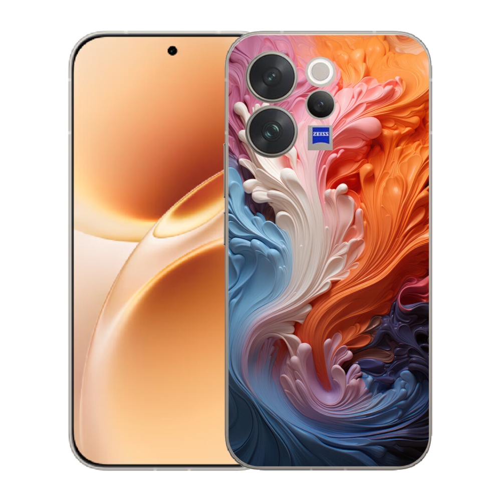 Gelový kryt mmCase na Vivo V70 - abstraktní motiv 8