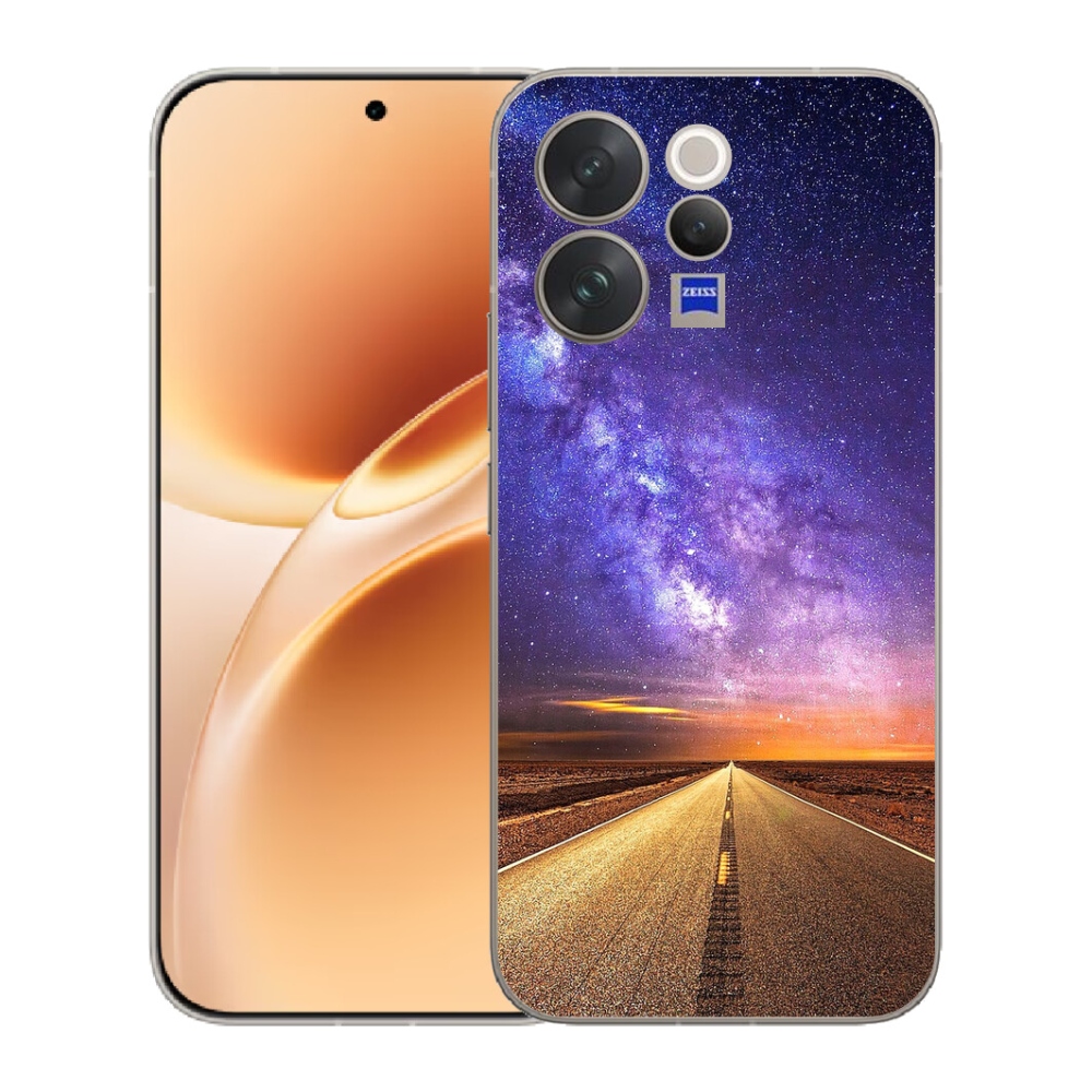 Gelový kryt mmCase na Vivo V70 - americká silnice
