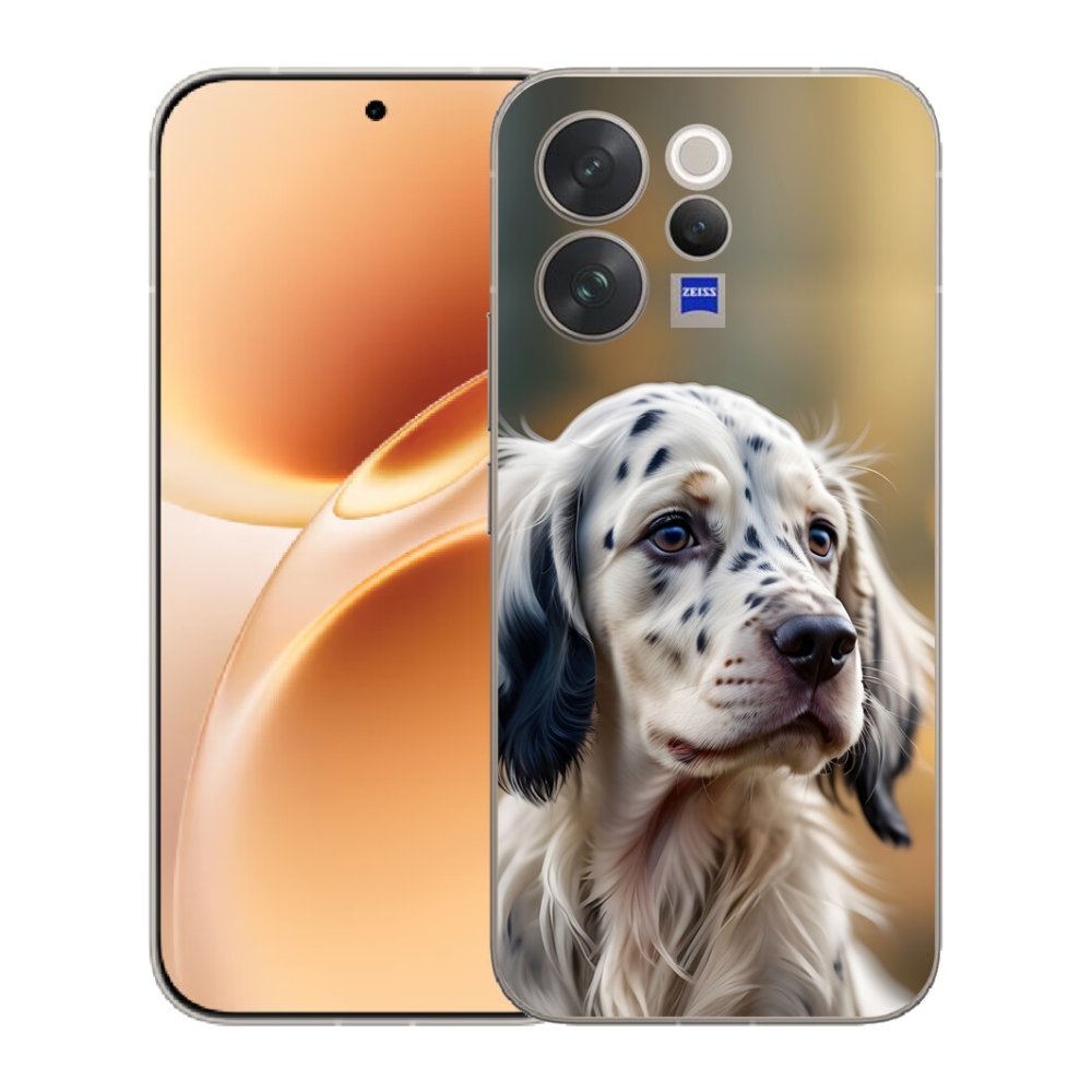 Gelový kryt mmCase na Vivo V70 - anglický setr