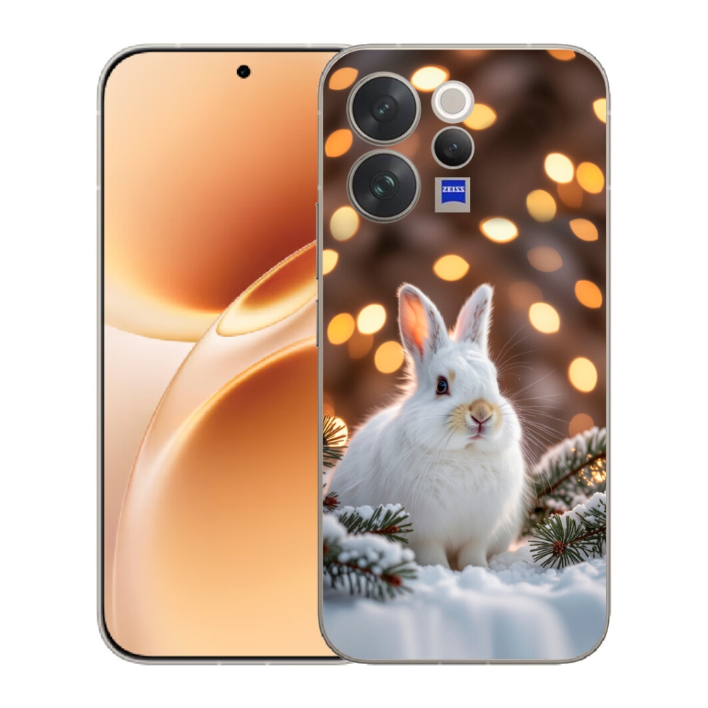 Gelový kryt mmCase na Vivo V70 - bílý zajíc