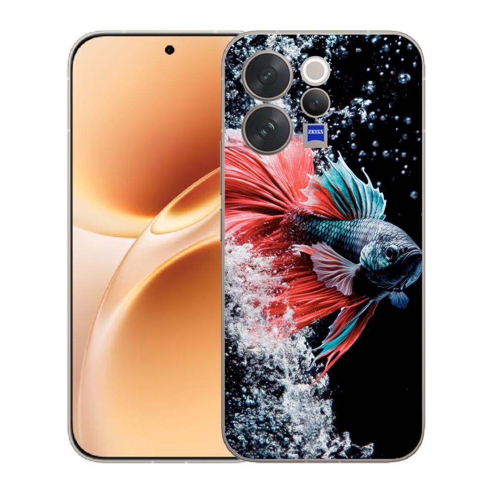 Gelový kryt mmCase na Vivo V70 - bojovnice pestrá
