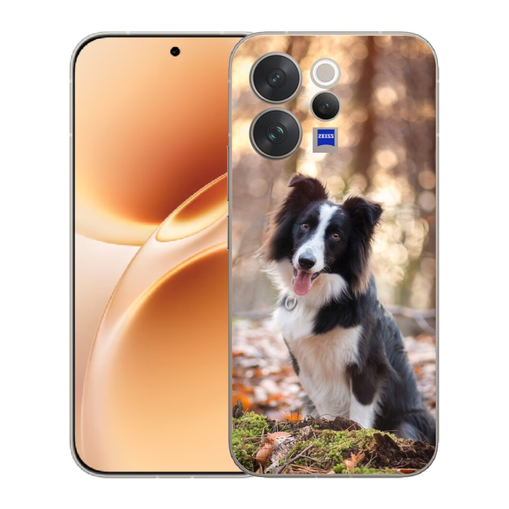 Gelový kryt mmCase na Vivo V70 - border kolie 1