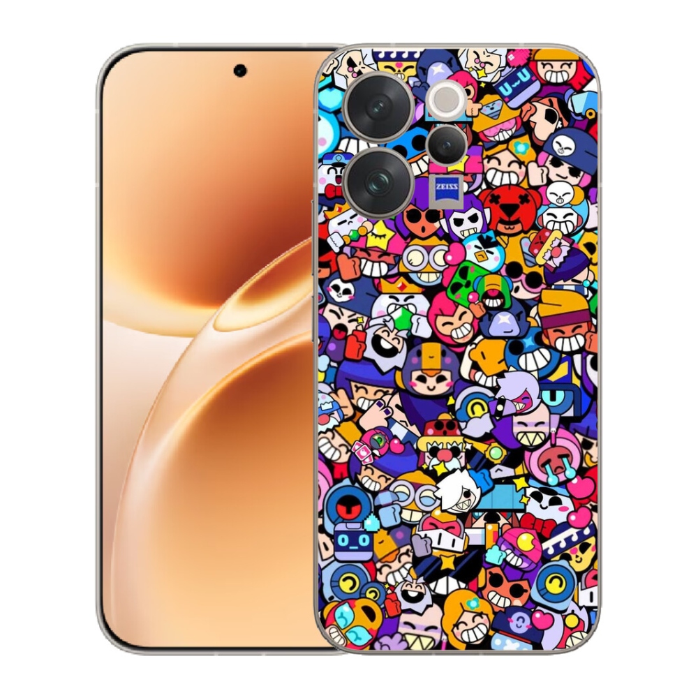 Gelový kryt mmCase na Vivo V70 - brawl stars 2
