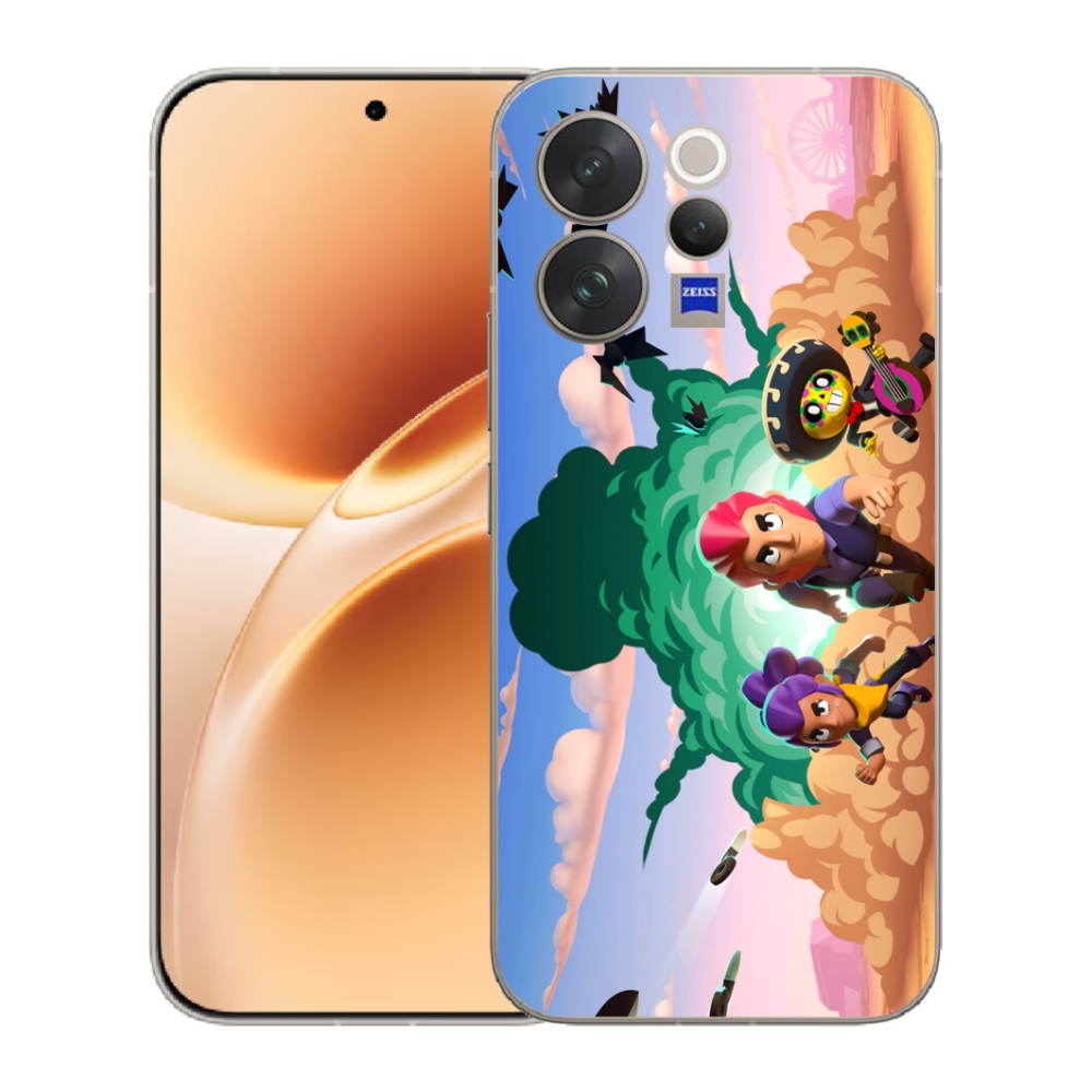 Gelový kryt mmCase na Vivo V70 - brawl stars