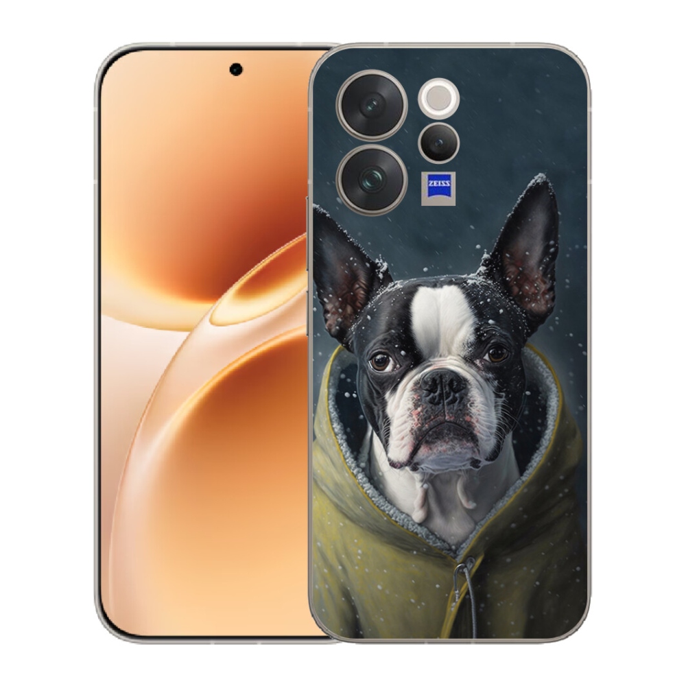 Gelový kryt mmCase na Vivo V70 - buldoček