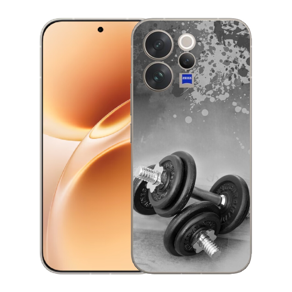Gelový kryt mmCase na Vivo V70 - činky 1
