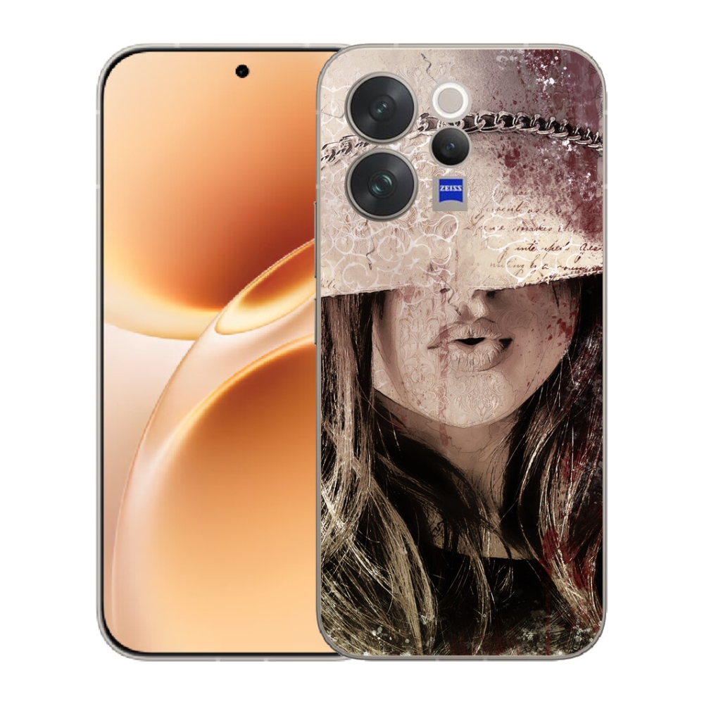 Gelový kryt mmCase na Vivo V70 - dívka