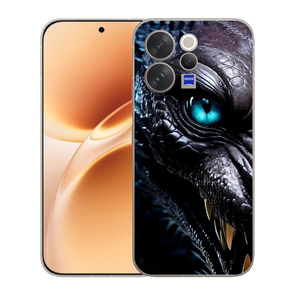 Gelový kryt mmCase na Vivo V70 - dračí pohled