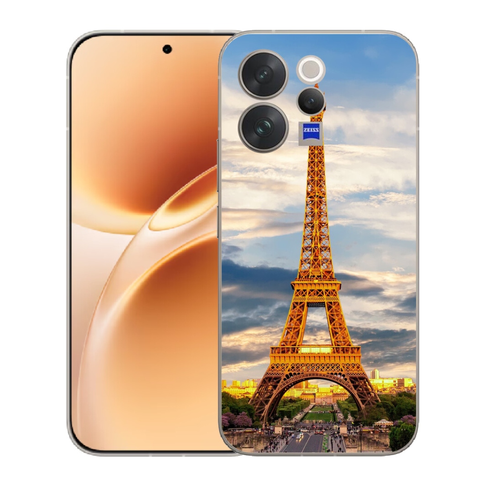 Gelový kryt mmCase na Vivo V70 - eiffelova věž 3